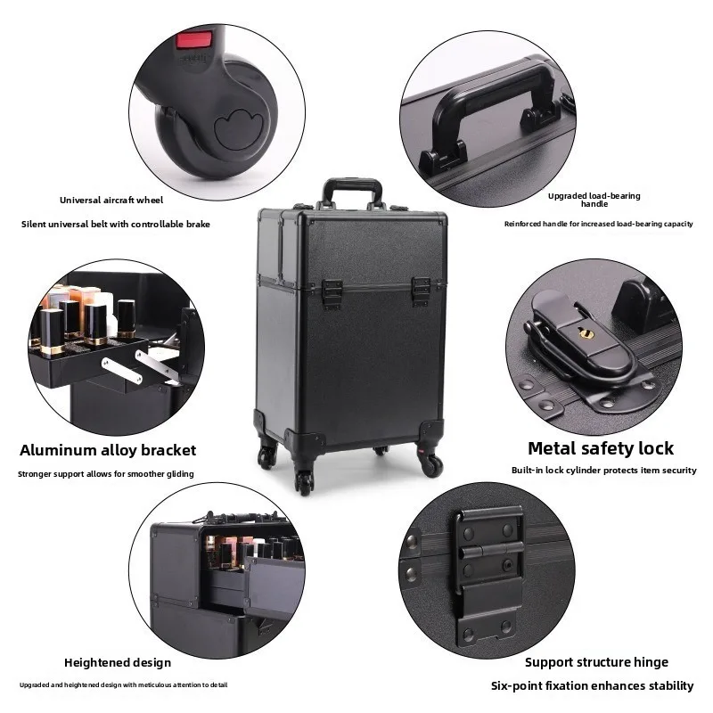 Rolling Cosmetic Luggage Organ - đánh giá và giá Beauty & Makeup Katia Di Paola
