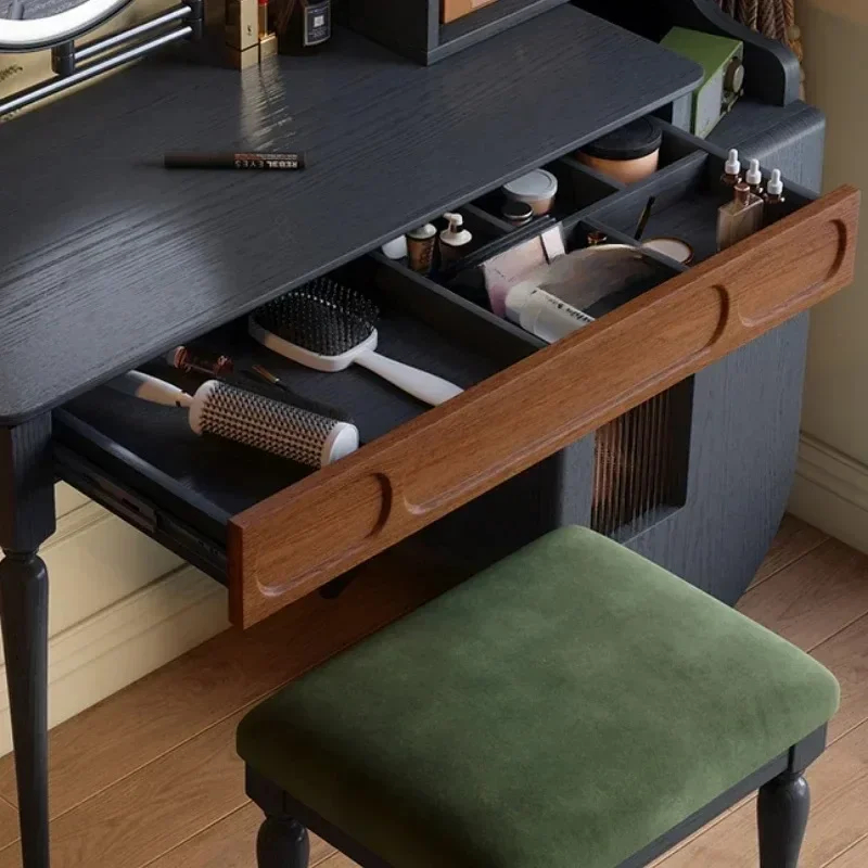 Organizer Black Vanity Table D - đánh giá và giá Beauty Makeup Vanity Set