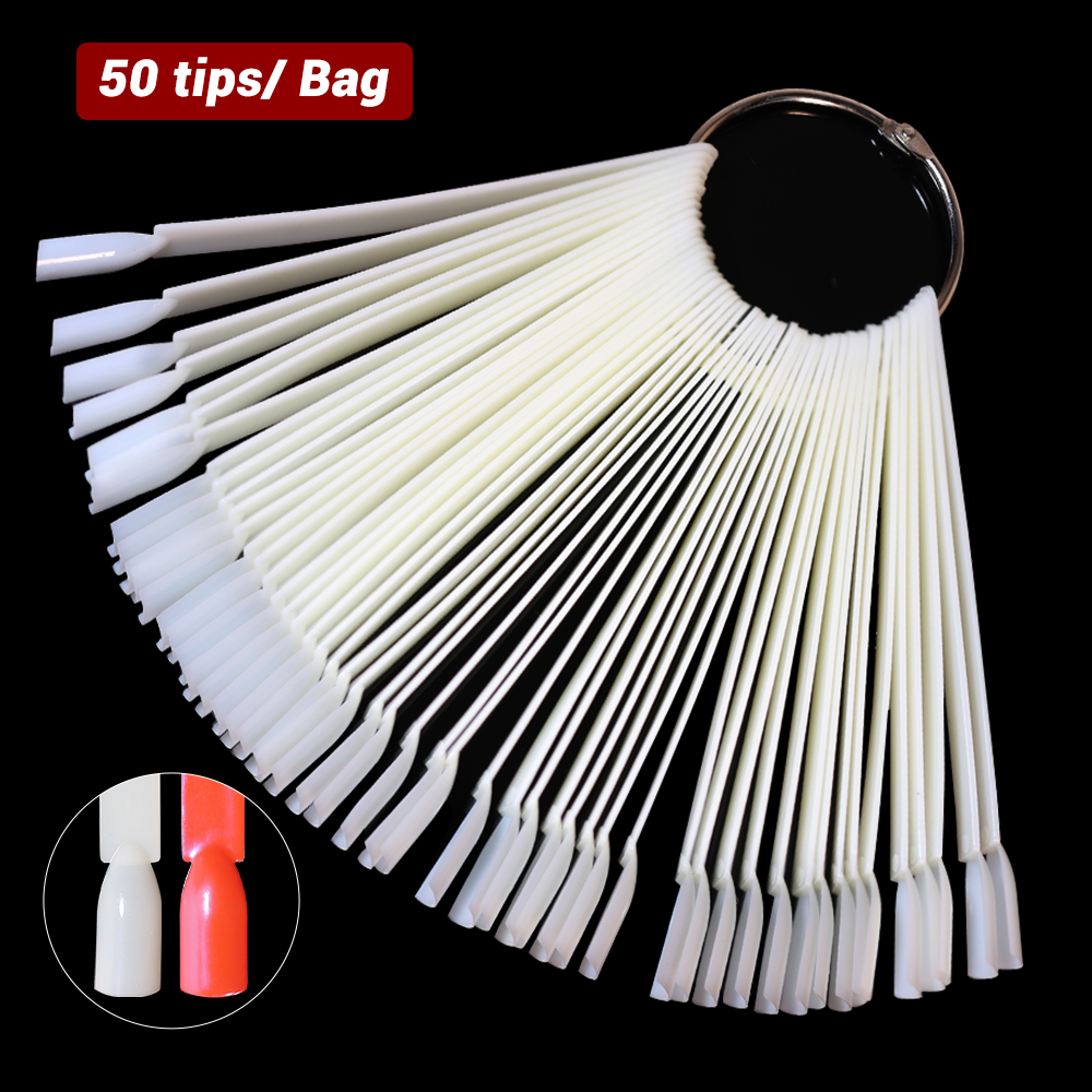 50Pcs False Nail Display Stick - đánh giá và giá Contour Palette Stick
