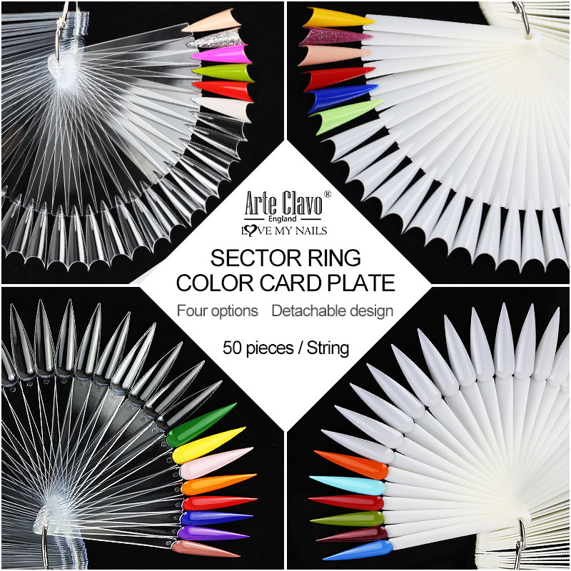 50Pcs False Nail Display Stick - đánh giá và giá Contour Palette Stick